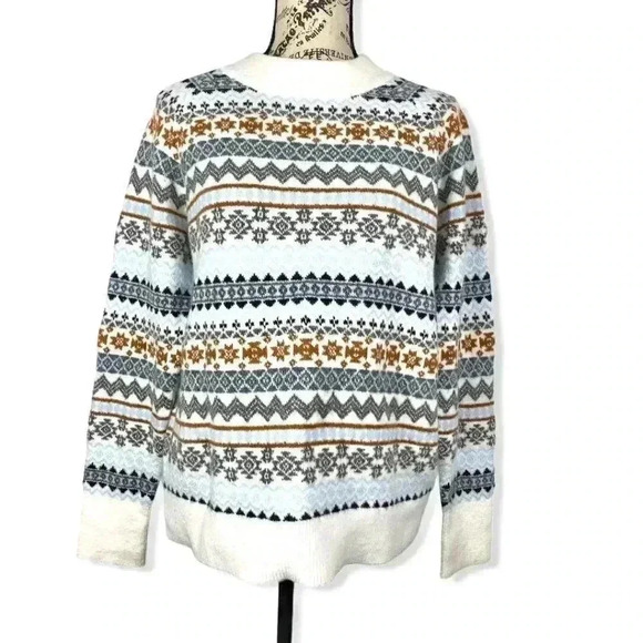 NWOT- Treasure&Bond Crewneck Printed Sweater- S - Picture 1 of 4